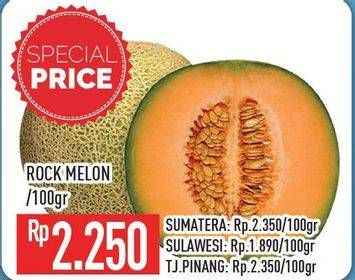 Promo Harga Rock Melon per 100 gr - Hypermart