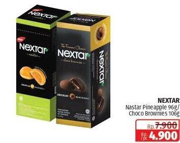 Promo Harga NABATI Nextar Cookies Nastar Pineapple Jam, Brownies Choco Delight 106 gr - Lotte Grosir