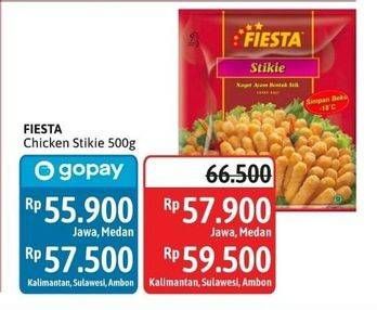 Promo Harga Fiesta Naget Stikie 500 gr - Alfamidi