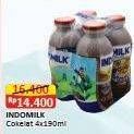 Promo Harga Indomilk Susu Cair Botol Cokelat 190 ml - Alfamart