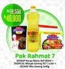 Harga Pak Rahmat 7 (Sedaap Kecap Manis + Tropical Minyak Goreng + Sedaap Mie Goreng)