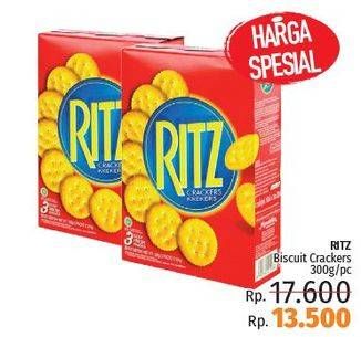 Promo Harga RITZ Crackers 300 gr - LotteMart