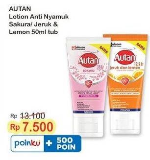 Promo Harga Autan Lotion Anti Nyamuk Sakura, Jeruk Lemon 50 ml - Indomaret