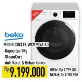 Promo Harga Beko WCV 9746 X0 Mesin Cuci Front Load  - Hypermart