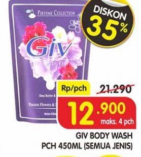 Promo Harga GIV Body Wash All Variants  - Superindo