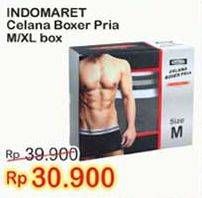 Promo Harga INDOMARET Celana Boxer M, XL  - Indomaret