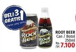 Promo Harga ROOT BEER Minuman Soda 250 ml - LotteMart
