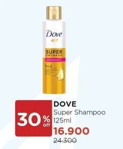 Promo Harga DOVE Super Shampoo 125 ml - Watsons