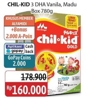 Promo Harga Morinaga Chil Kid Gold Vanila, Madu 800 gr - Alfamidi