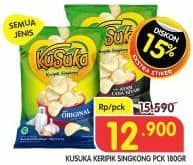 Promo Harga Kusuka Keripik Singkong All Variants 180 gr - Superindo