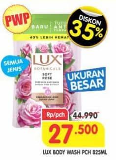 Promo Harga LUX Botanicals Body Wash All Variants 825 ml - Superindo