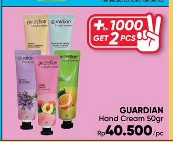 Promo Harga Guardian Hand Cream 50 gr - Guardian