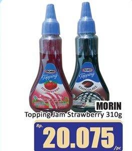 Promo Harga Morin Topping Jam Strawberry 310 gr - Hari Hari