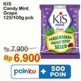 Promo Harga KIS Candy Mint Grape 125 gr - Indomaret