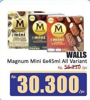Promo Harga Walls Magnum Mini All Variants per 6 pcs 45 ml - Hari Hari