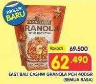 Promo Harga EAST BALI CASHEW Granola Bites All Variants 400 gr - Superindo