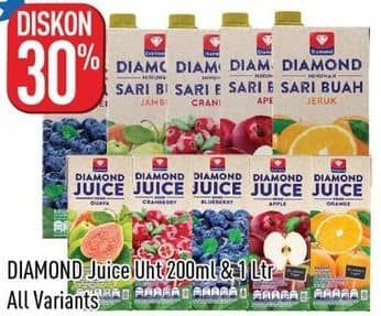 Promo Harga Diamond Juice All Variants 200 ml - Hypermart