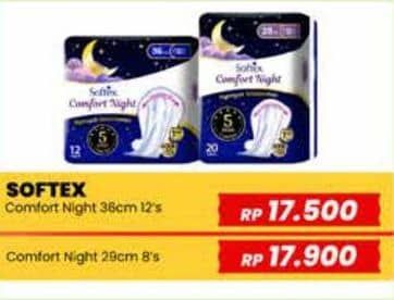 Promo Harga Softex Comfort Night Wing 29cm 18 pcs - Yogya