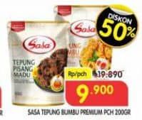 Promo Harga Sasa Tepung Bumbu Premium 200 gr - Superindo