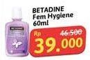 Promo Harga Betadine Feminine Hygine 60 ml - Alfamidi