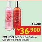 Promo Harga Evangeline Eau De Parfume Pink Sakura, Red Sakura 100 ml - Alfamidi