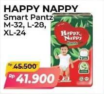 Promo Harga Happy Nappy Smart Pantz Diaper XL24, M32, L28 24 pcs - Alfamart