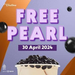 Promo Harga Free Pearl  - Chatime