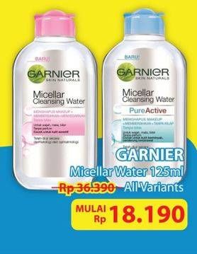 Promo Harga Garnier Micellar Water All Variants 125 ml - Hypermart
