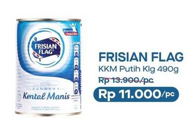 Promo Harga FRISIAN FLAG Susu Kental Manis Putih 490 gr - Alfamart