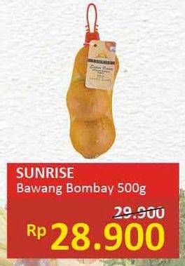Promo Harga SUNRISE Bawang Bombay 500 gr - Alfamidi