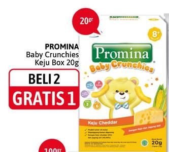 Promo Harga PROMINA 8+ Baby Crunchies Keju 20 gr - Alfamidi