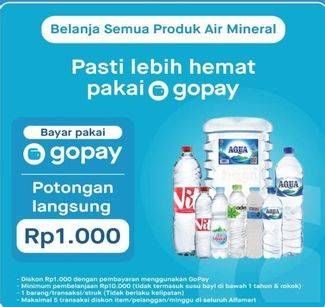 Promo Harga Semua Produk Air Mienral  - Alfamart