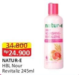 Promo Harga Natur-e Hand Body Lotion Daily Nourishing Revitalizing 245 ml - Alfamart