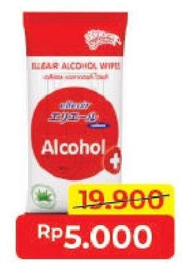 Promo Harga ELLEAIR Alcohol Wipes 22 pcs - Alfamart