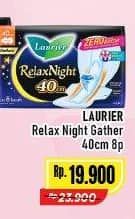 Promo Harga Laurier Relax Night Gathers 40cm 8 pcs - Alfamart