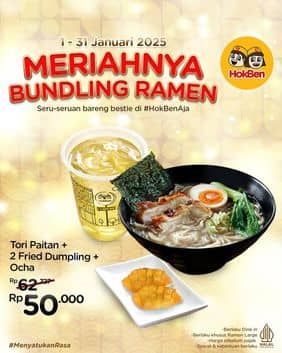 Promo Harga Bundling Ramen  - HokBen