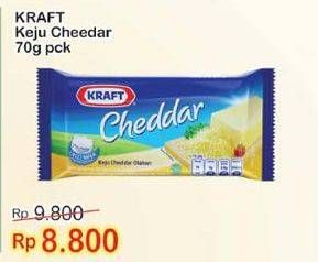 Promo Harga KRAFT Cheddar Mini 70 gr - Indomaret