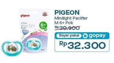 Promo Harga PIGEON Mini Light Pacifier/SLC pacifier ST2  - Indomaret