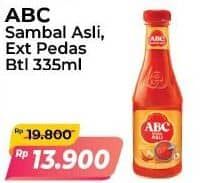 Promo Harga ABC Sambal Asli, Extra Pedas 335 ml - Alfamart