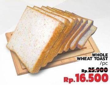 Promo Harga Whole Wheat Toast  - LotteMart