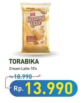 Promo Harga Torabika Creamy Latte per 10 sachet 25 gr - Hypermart