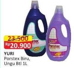 Promo Harga Yuri Porstex Pembersih Porselen Biru, Purple 1000 ml - Alfamart
