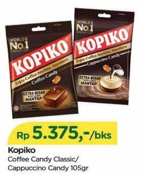 Promo Harga Kopiko Coffee Candy Cappuccino 105 gr - TIP TOP