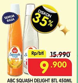 Promo Harga ABC Syrup Squash Delight All Variants 460 ml - Superindo