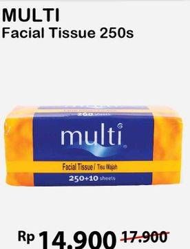 Promo Harga MULTI Facial Tissue 250 pcs - Alfamart