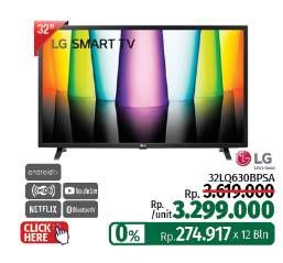 Promo Harga LG Smart TV 32LQ630BPSA  - LotteMart
