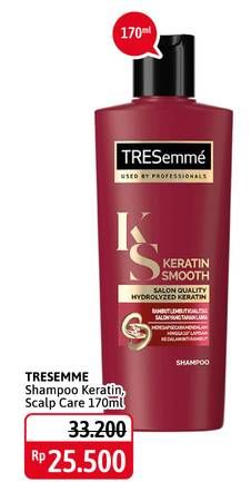 Promo Harga TRESEMME Shampoo Keratin Smooth, Scalp Care 170 ml - Alfamidi