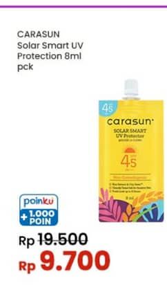 Promo Harga Carasun Solar Smart UV Protector Spf 45 8 ml - Indomaret