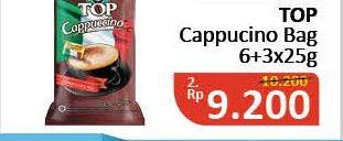 Promo Harga Top Coffee Cappuccino per 9 pcs 25 gr - Alfamidi