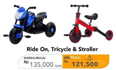 Promo Harga Ride On/Tricycle/Stroller  - Carrefour